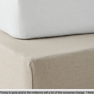 West Elm Queen Box Spring Cover